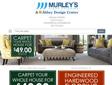 Tablet Screenshot of murleysfloorcovering.com